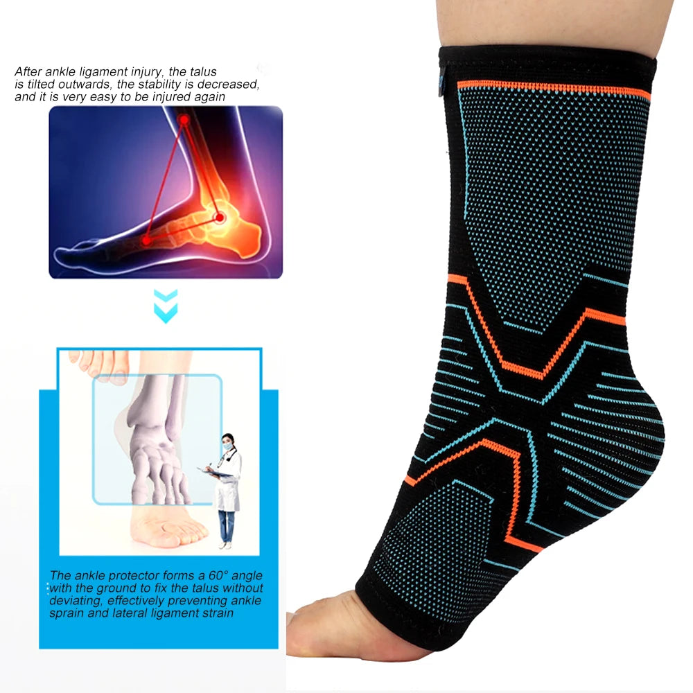 1 Piece Ankle Brace Compression Sleeves for Injury Recovery