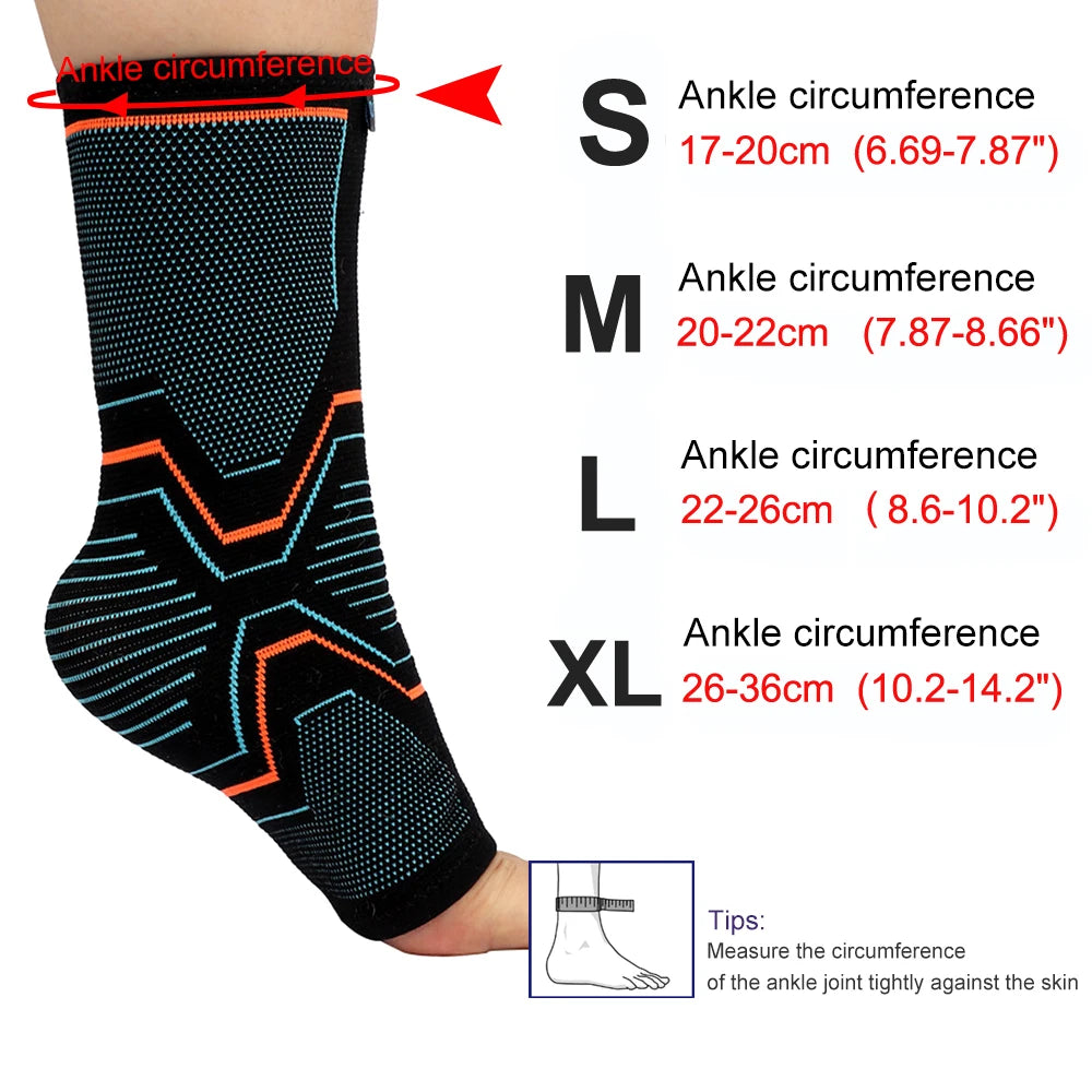 1 Piece Ankle Brace Compression Sleeves for Injury Recovery