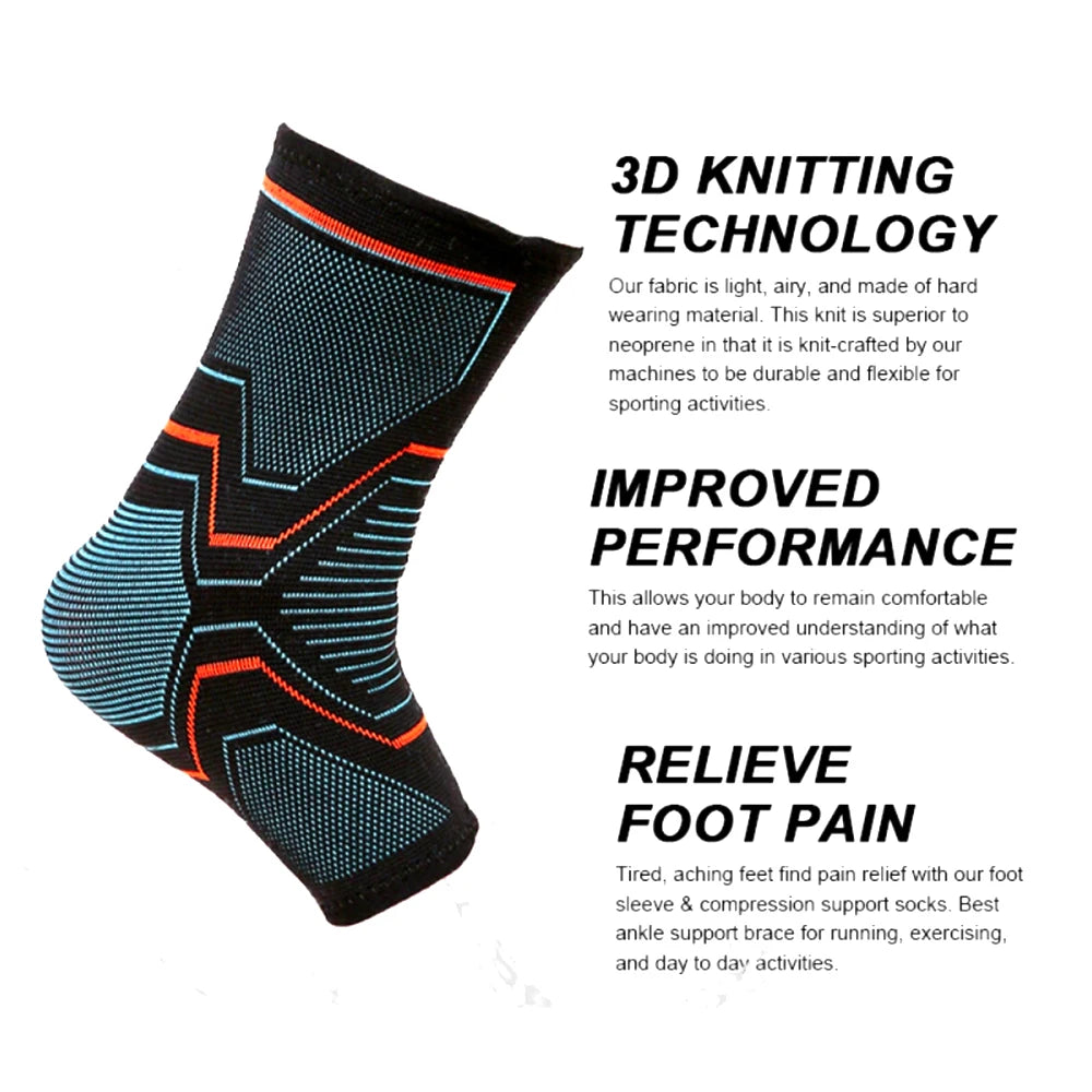 1 Piece Ankle Brace Compression Sleeves for Injury Recovery