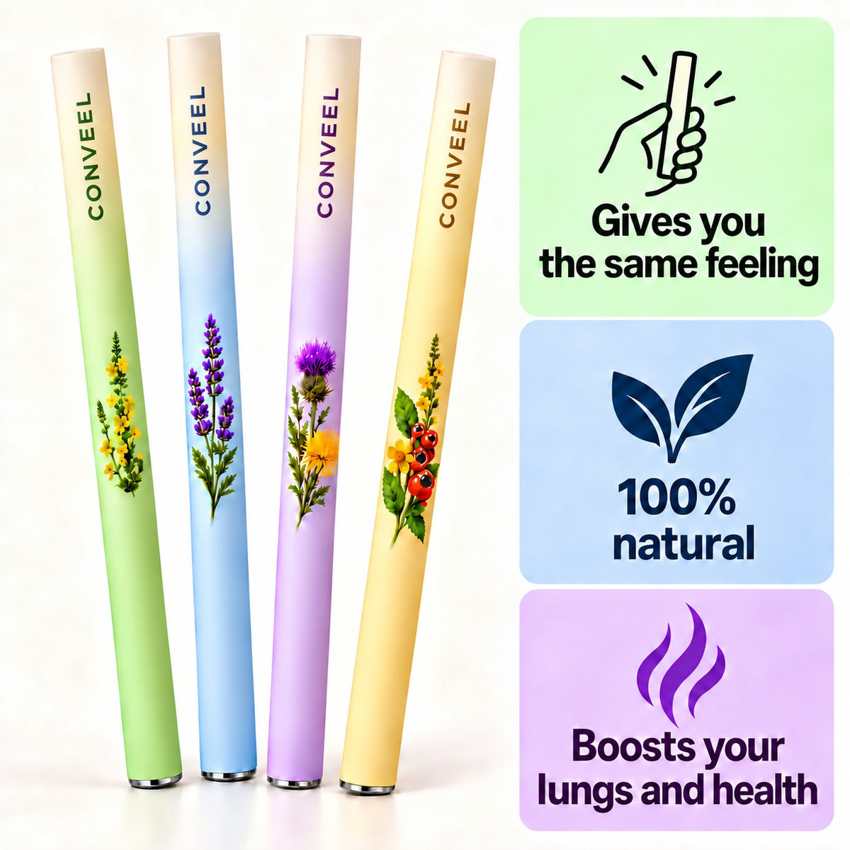 Conveel Herbal Inhaler To A Nicotine Free Alternative To Smoking