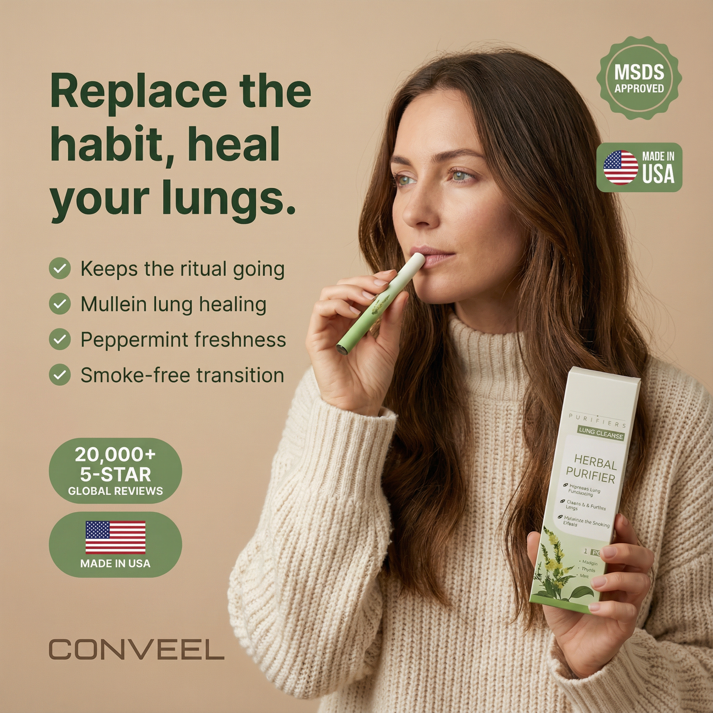 Conveel Lung Cleanse Inhaler